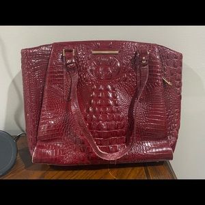 Brahmin Red Work bag. Dust bag included